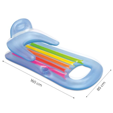 Fotel plażowy materac leżak na basen INTEX 58802 BLUE Fotel plażowy materac leżak na basen INTEX 58802 BLUE