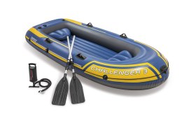 Ponton challenger 3 pompka + 2 wiosła INTEX 68370