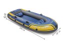 Ponton challenger 3 pompka + 2 wiosła INTEX 68370