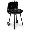 Grill węglowy ogrodowy z pokrywą na zawiasach + kółka MultiGarden