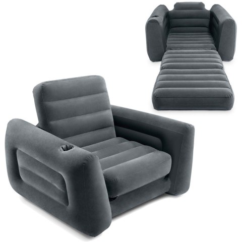 Pompowany fotel materac leżanka łóżko 2w1 INTEX 66551 Pompowany fotel materac leżanka łóżko 2w1 INTEX 66551
