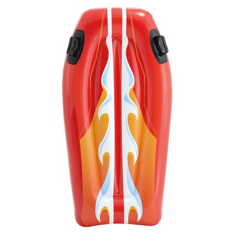 Deska do pływania dmuchana z uchwytami dla dzieci czerwona INTEX 58165 RED Deska do pływania dmuchana z uchwytami dla dzieci czerwona INTEX 58165 RED
