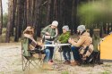Stolik turystyczny stół piknikowy składany blat 80x60 cm biały MultiGarden